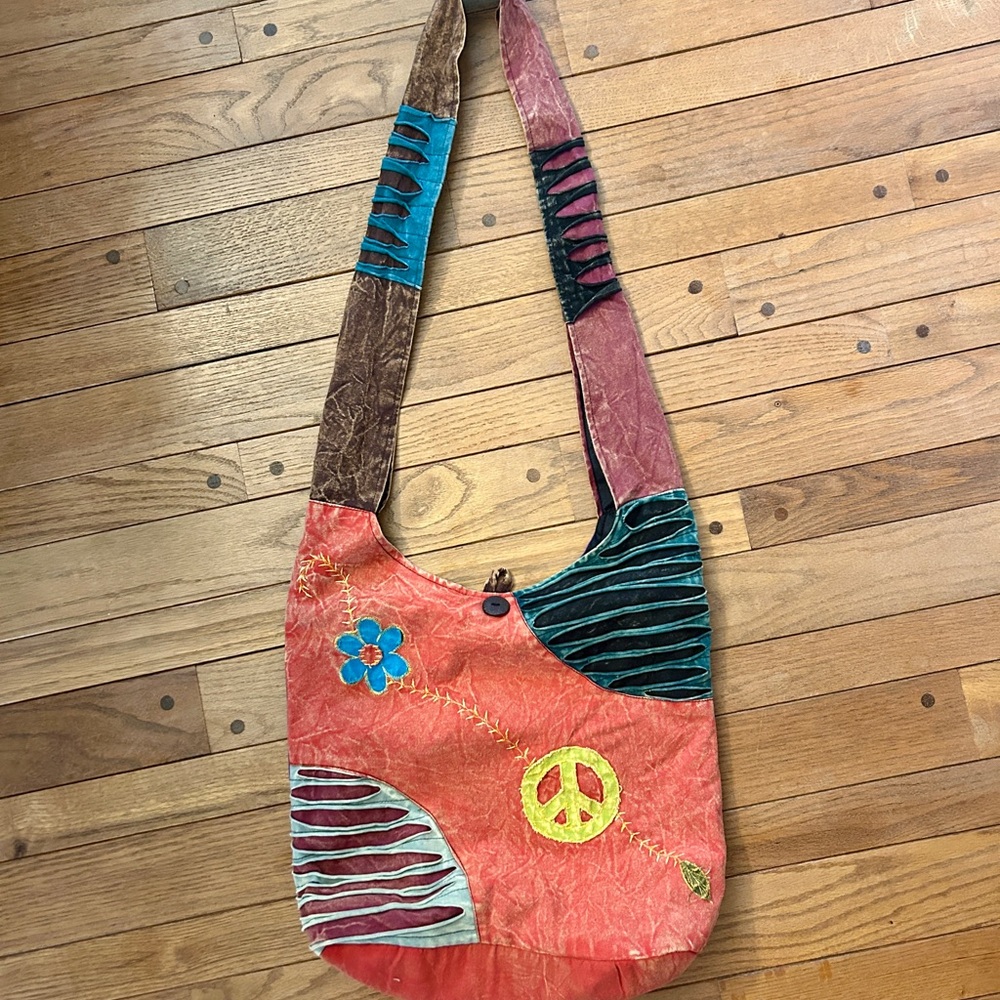Colorful Patchwork Shoulder Bag